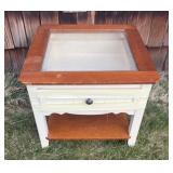 Glass Tabletop End Table