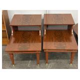(2) Matching MCM End Tables