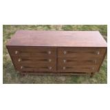 Wood 6-Drawer Dresser