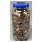 19LB Jar of Pennies