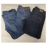 (3) Pairs Urban Star, Lucky & Calvin Klein Jeans