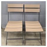 Folding Bistro Table w/ (2) Chairs