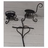 Wrought Iron & Wood Home Decor