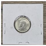 1942 Britain Silver 6 Pence