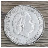 1966 Netherlands Silver 2ï¿½ Gulden