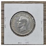 1941 Britain Silver 2 Shillings