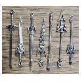 (7) Medieval Style Charms/Pendants