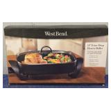 West Bend 15' Extra Deep Electric Skillet