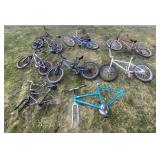 (8) Various Kids Bicycles