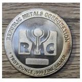 One Ounce RMC Silver Round #2