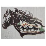 Metal Horse Cut Out