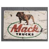 Metal 'Mack Trucks' Sign