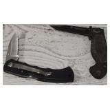 (2) Folding Lock Blade Knives