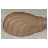 Rare Frosted Pink 'Slip Half' Art Deco Shade