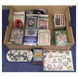 Assortment of Sports Cards & Souvenirs