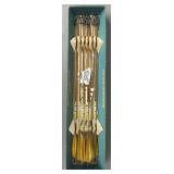 (6) Ben Pearson Broadhead Hunting Arrows