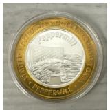 1oz Silver Peppermill Gaming Casino Token