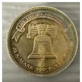 1oz 1986 Liberty Silver Coin