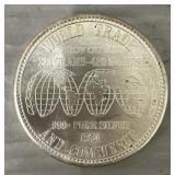 1oz 1974 World Trade & Commerce Silver Coin