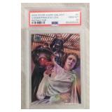 PSA 10 Star Wars Vader/Leia Refractor Card