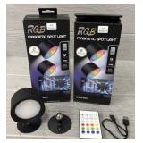 (2) 2-Pack Vivitar RCB Magnetic Spot Light