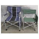 (2) Fold Up Camp Chairs