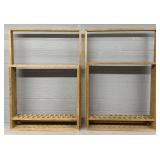 (2) Wooden Aquila Archery Manuf Arrow Displays #3