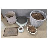 Assortment of Different Pots & Planters