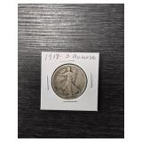 1917-S Walking Liberty Half Dollar