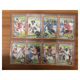 (8) Panini Football Orange SP Cards