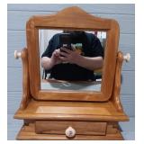 Vanity Top Single Drawer & Mirror