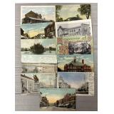 (11) Vintage Wisconsin Post Cards