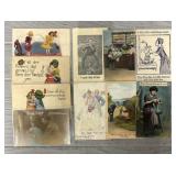 (10) Vintage Comic Post Cards