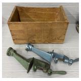 Assorted Antique Tools & (2) Pexto Castings