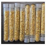 (8) Vials of Gold Foil Leaf Flakes #1