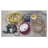 Assortment of Extension Cords & Lights