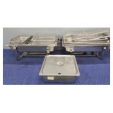 Assortment of Stainless Steel Serving Steamer Pans