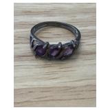 Sterling & Amethyst Ring
