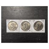 (3) Eisenhower Dollars
