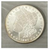 1887-P Morgan Dollar