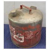 Vintage Metal 5-Gallon Gas Can