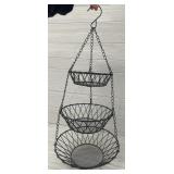 3-Tier Metal Hanging Baskets