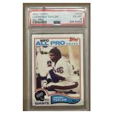 Rare 1982 Lawrence Taylor All Pro Graded 6 Card