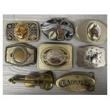 (8) Various Belt Buckles