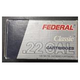 (500) Rounds of Federal. 22LR Ammo