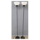 (2) 6ft Tall Standing Lamps