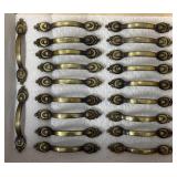 (20) Old Amerock Brass Cabinet Drawer Pull Handles