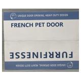 Furrfinesse Heavy Duty French Pet Door SEALED