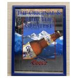 Framed Coors Mirror