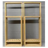 (2) Wooden Aquila Archery Manuf Arrow Displays #2